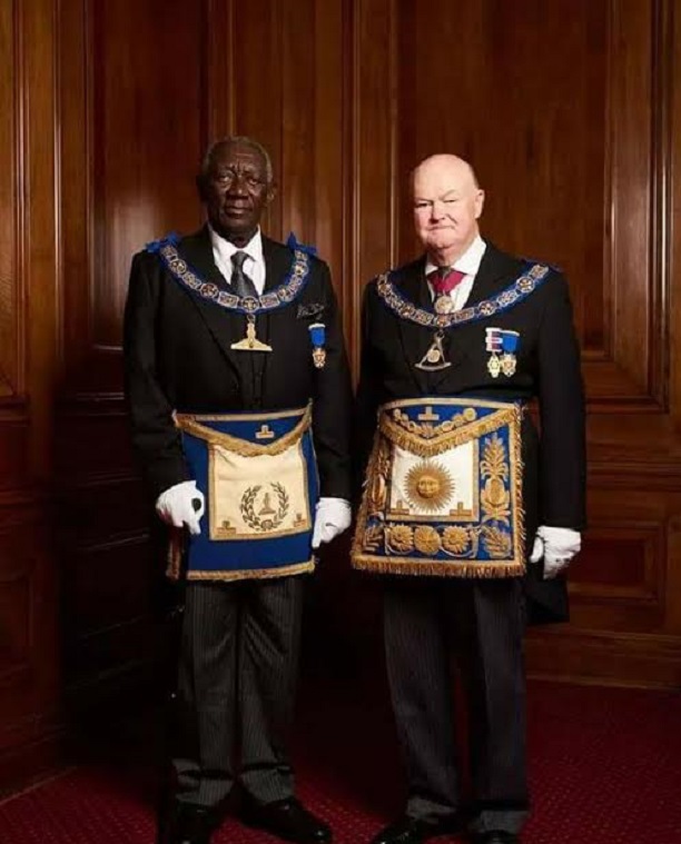 Franc-Maçonnerie: l'ex-chef de l’État ghanéen, John Kufuor promu Grand maître de la Grande loge d'Angleterre